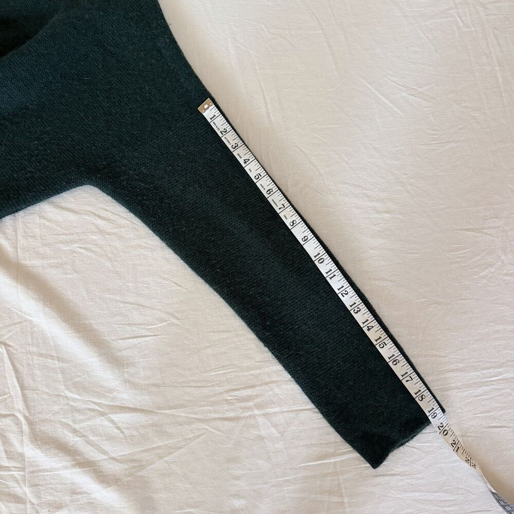 Peruvian Connection 100% Royal Alpaca Sweater Green Knit Pullover L/XL - Picture 7 of 11